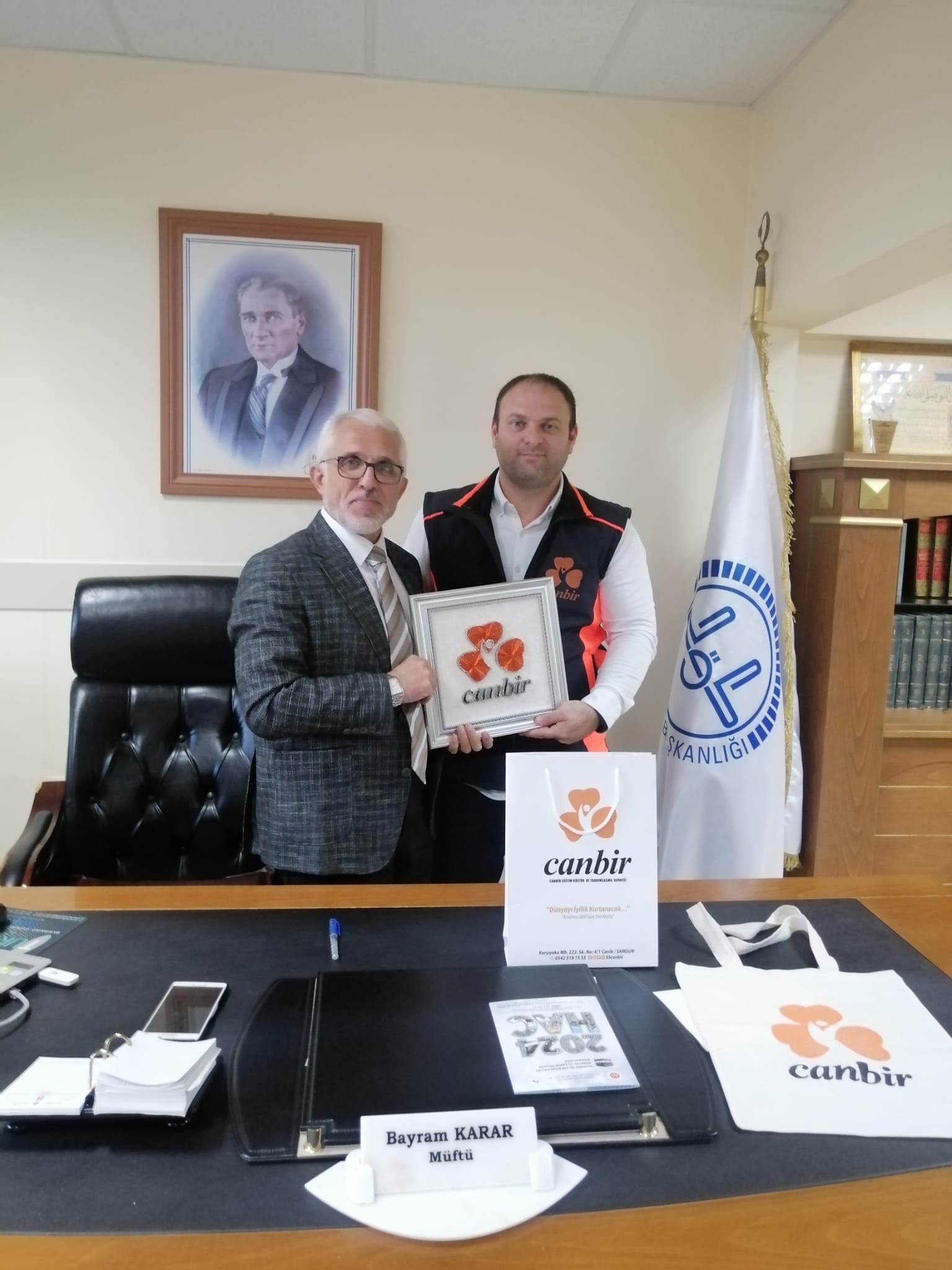 Başkanla Fotoğraflarımız